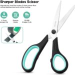 iBayam 8.5" Heavy Duty Scissors All Purpose for Office School Crafts Sewing - Image 4