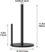 Paper Towel Holder Black - Image 3