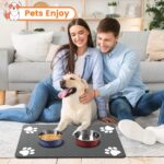 Pet Feeding Mat-Absorbent Pet Placemat - Image 3