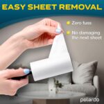 Lint Rollers for Pet Hair, White, Sticky Remover for Couch - Image 3