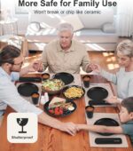 Quatish 24 Piece Plates and Bowls Sets for 6 - Image 4