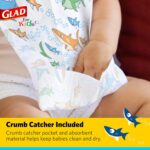 Glad for Kids Shark Disposable Paper Bibs with Crumb Catcher - Image 4