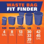 Hefty Ultra Strong 13 Gal Kitchen Trash Bags - Image 2