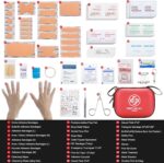 Mini First Aid Kit - 150 Piece Small Waterproof Hard Shell Medical Kit - Image 4