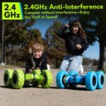 Threeking Remote Control Flip Stunt Car Double Sided Driving Crawler Toys - Image 3