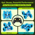 Threeking Remote Control Flip Stunt Car Double Sided Driving Crawler Toys - Image 4