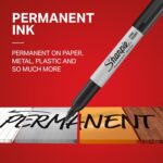 Sharpie Permanent Markers, Fine Tip, Black - Image 4