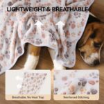 LINENLUX 1 Pack 3 Blankets Super Soft Fluffy Premium Fleece Dog Blankets - Image 5