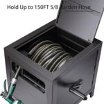 AQUAZILLA Metal Garden Hose Reel Deck box - Image 5