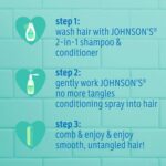 Johnson's Kids No More Tangles 2-in-1 Detangling Shampoo & Conditioner for Kids - Image 4