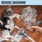 Docrok Pet Grooming Combo - Blue Deshedding Brush - Image 3