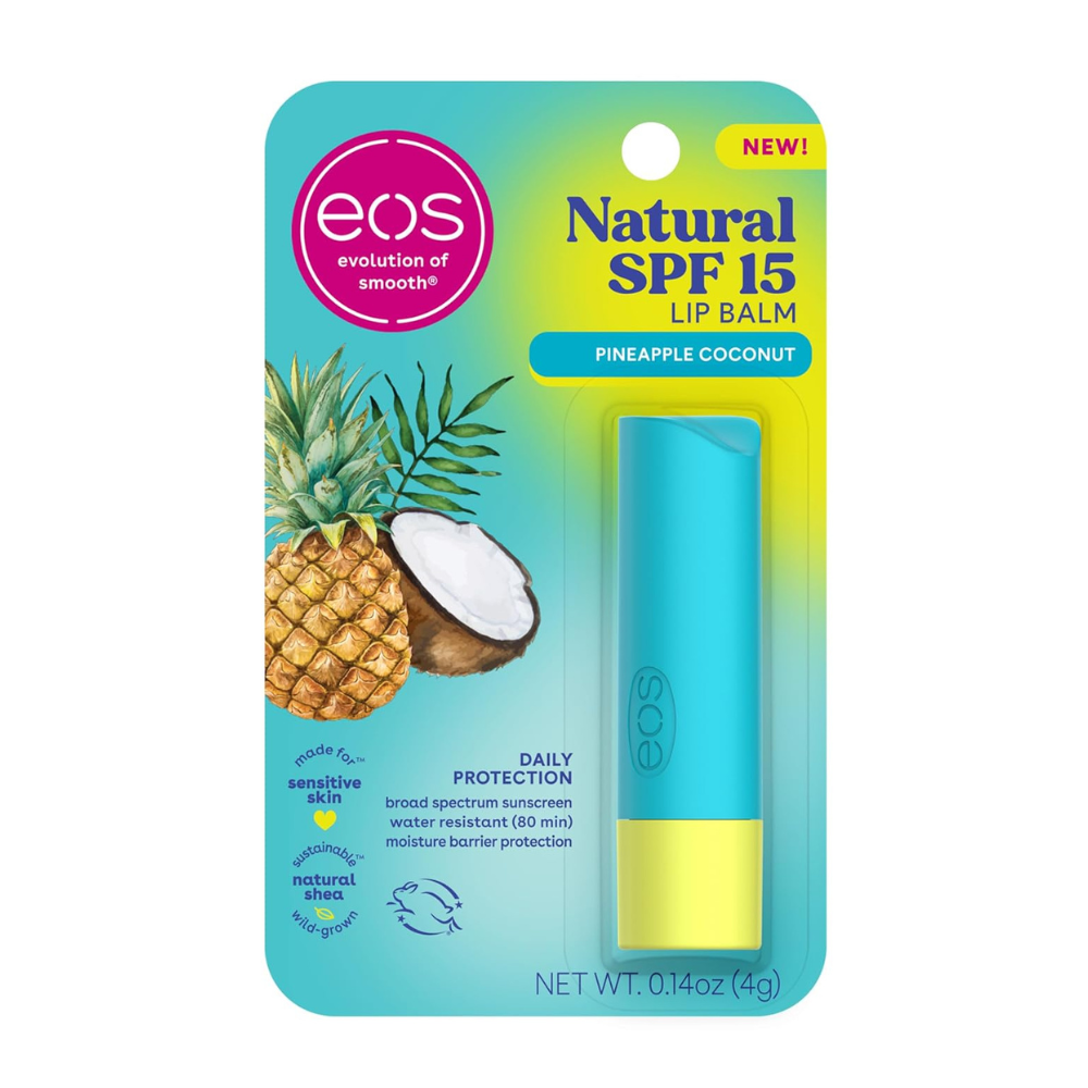 Untitled design - 2026-07-24T104044.128 eos Natural SPF 15 Lip Balm- Pineapple Coconut - Image 1