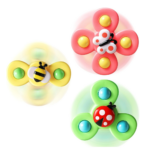 ALASOU Suction Cup Spinner Airplane Travel Toy