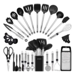 Kitchen Utensil Set-Silicone Cooking Utensils-33 Kitchen Gadgets & Spoons