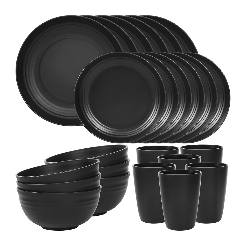 Untitled design - 2026-07-25T064856.870 Quatish 24 Piece Plates and Bowls Sets for 6 - Image 1