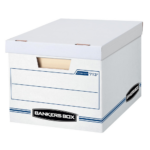 Bankers Box 12-Pack Basic-Duty File Storage Box with Lid