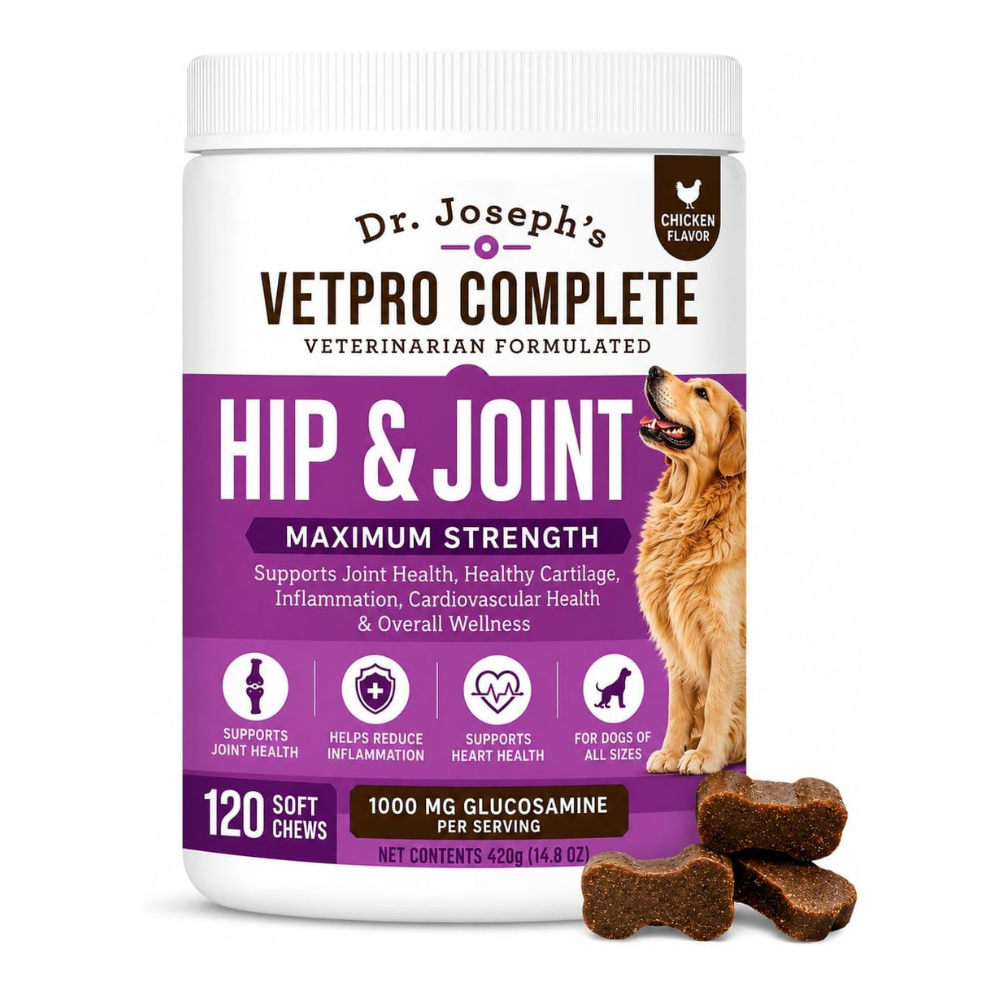 Untitled design - 2026-07-25T083317.787 Dr. Joseph's VetPro Complete Dog Hip & Joint Wellness Supplement - Image 1