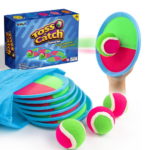 Ayeboovi Kids Toys Toss and Catch Ball Game 6 Paddles