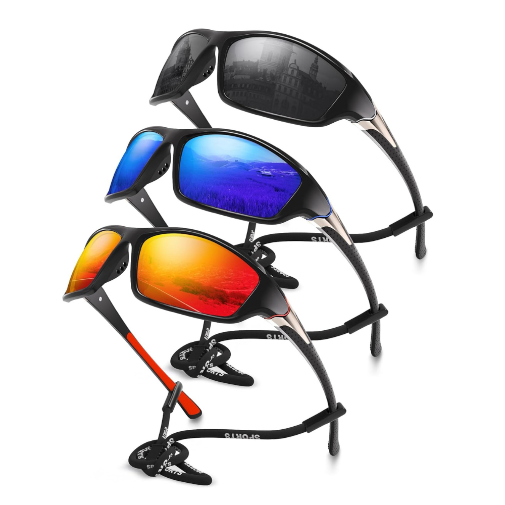 Untitled design - 2026-07-25T092101.444 3 Pack Polarized Sports Sunglasses for Men - Image 1