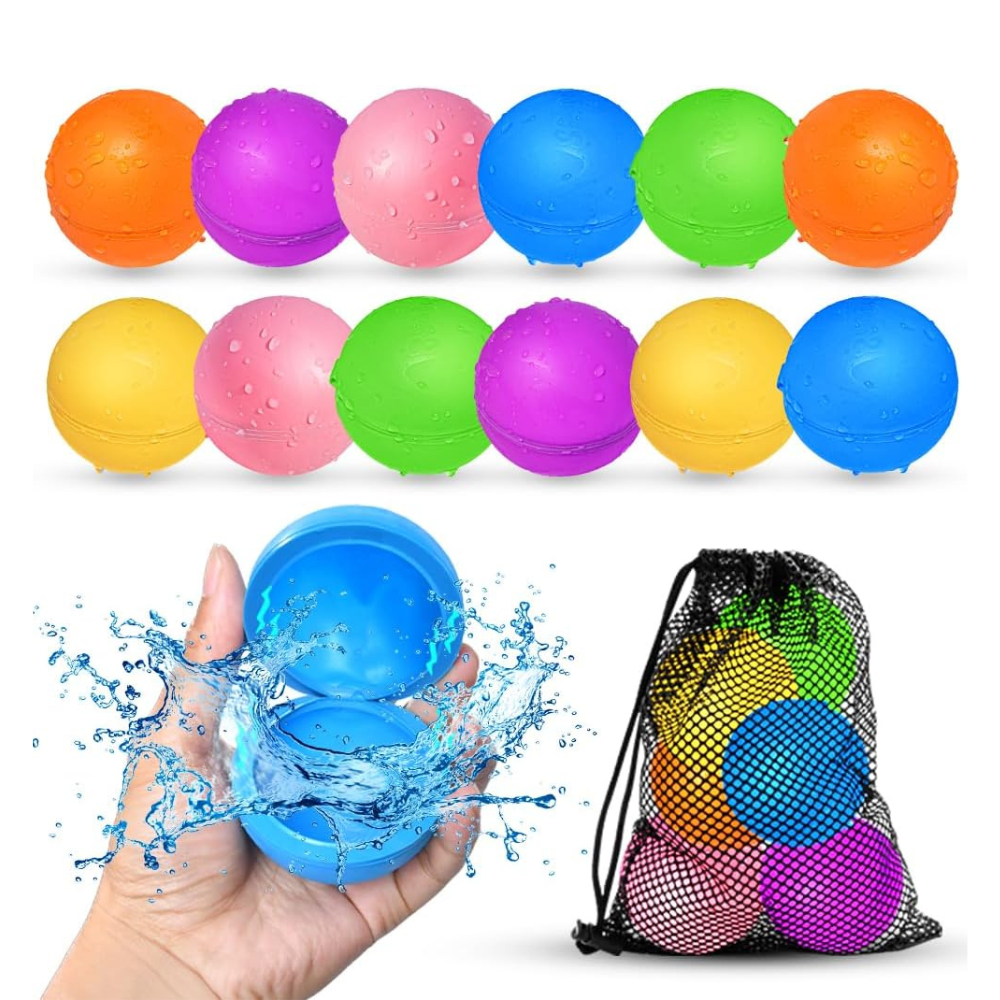 Untitled design - 2026-07-25T093841.552 12Pcs Reusable Water Balloons - Image 1