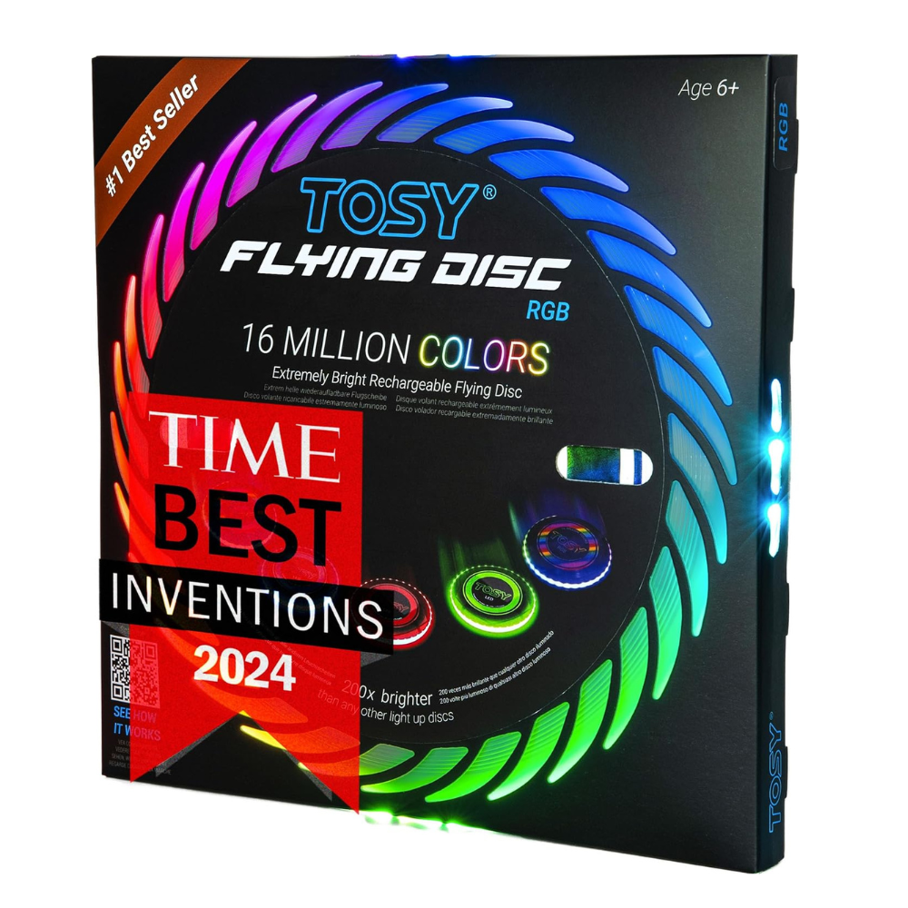 Untitled design - 2026-07-25T094336.309 TOSY Flying Disc - 16 Million Colors RGB or 36 LEDs - Image 1